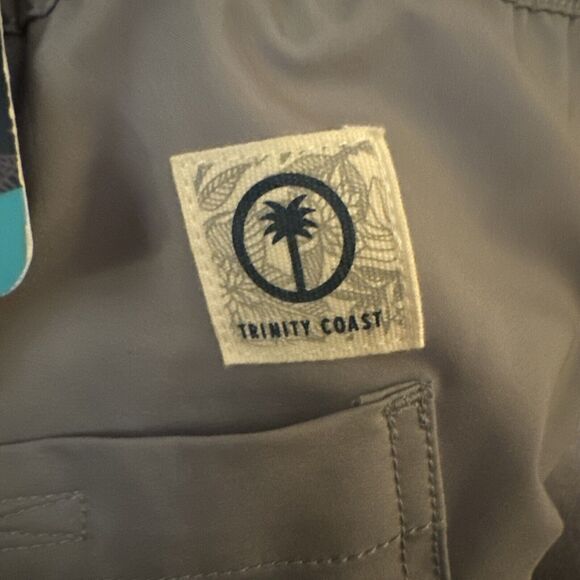 Trinity Coast Big & Tall Swim Trunks Men's Lined 9” Inseam gray black 4XB New - Picture 4 of 11